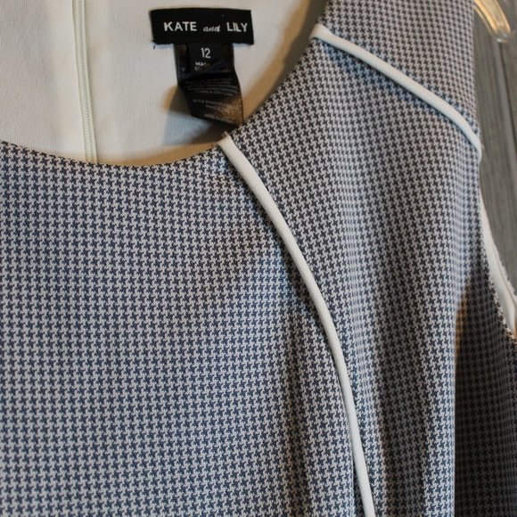 Kate & Lily Bodycon Midi Dress Size 12 - Picture 3 of 7